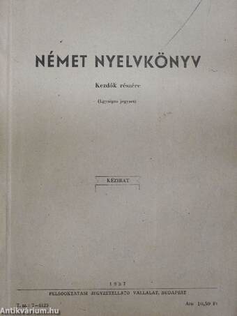 Német nyelvkönyv