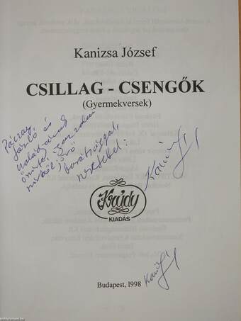 Csillag-csengők (dedikált példány)