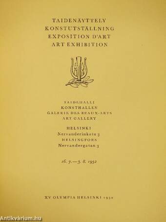XV Olympia Helsinki 1952