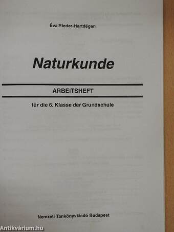 Naturkunde - Arbeitsheft