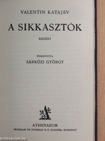 A sikkasztók/A kés