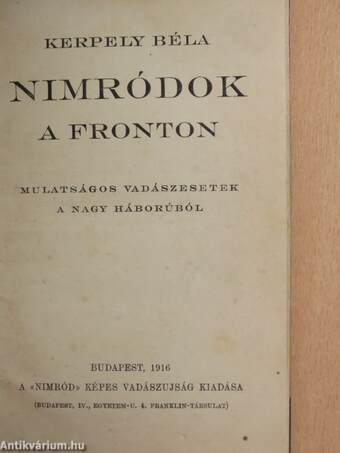 Nimródok a fronton