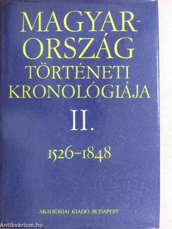 Magyarország történeti kronológiája II.