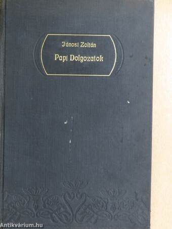 Papi dolgozatok VII.