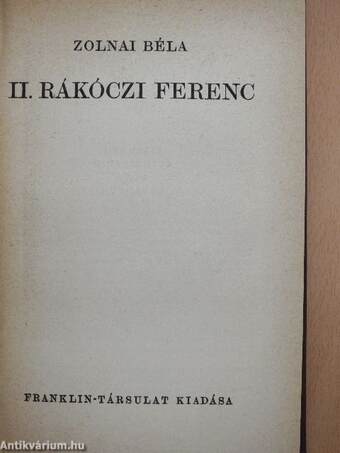 II. Rákóczi Ferenc