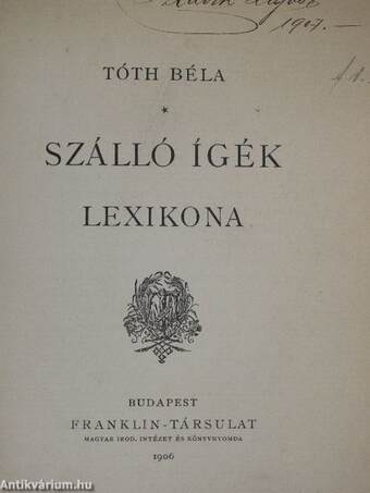 Szálló ígék lexikona