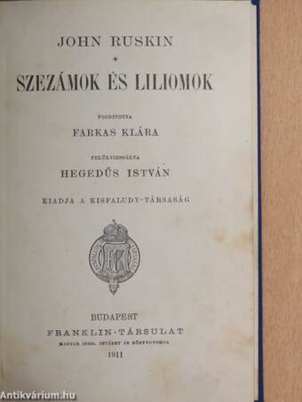 Szezámok és liliomok