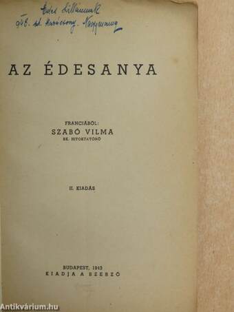 Az édesanya