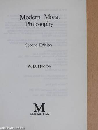 Modern Moral Philosophy