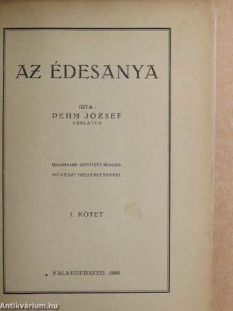 Az édesanya I.