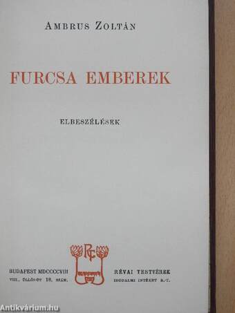 Furcsa emberek