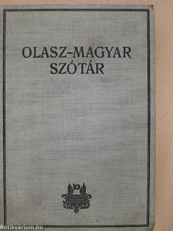 Olasz-magyar szótár