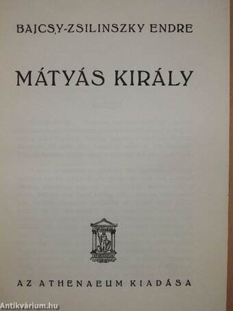 Mátyás király