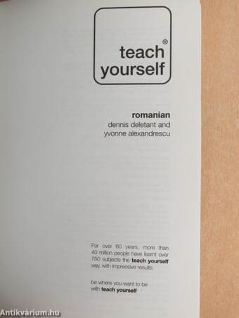 Teach Yourself Romanian