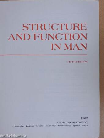 Structure and Function in Man