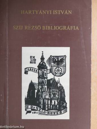 Szíj Rezső bibliográfia