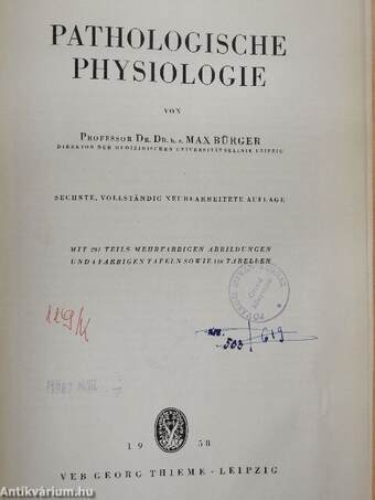 Pathologische Physiologie