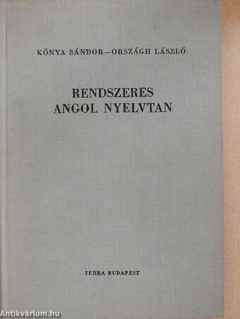 Rendszeres angol nyelvtan