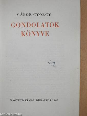 Gondolatok könyve