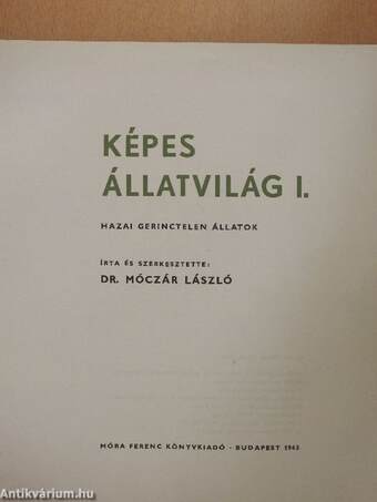 Képes állatvilág I-II.