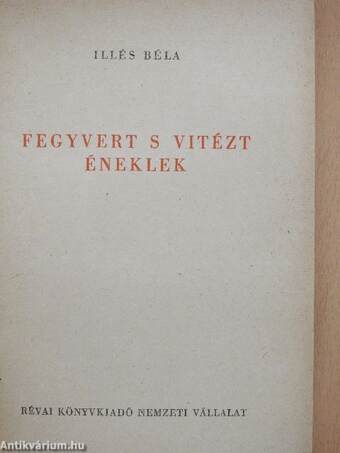 Fegyvert s vitézt éneklek