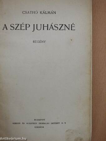 A szép juhászné