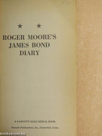 Roger Moore's James Bond Diary