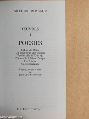 Poésies