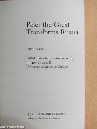 Peter the Great Transforms Russia