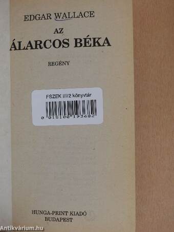 Az álarcos béka