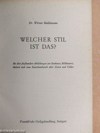 Welcher stil ist das?