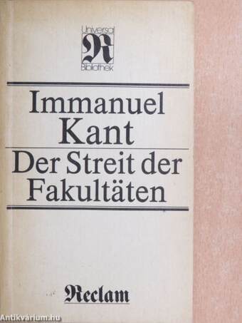 Der Streit der Fakultäten