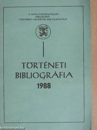 Történeti bibliográfia 1988