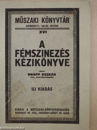 A fémszinezés kézikönyve