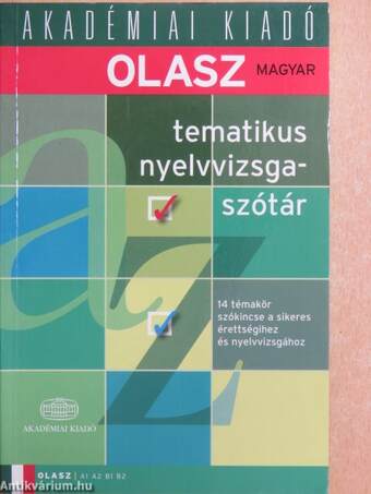 Olasz-magyar tematikus nyelvvizsgaszótár