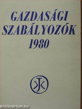 Gazdasági szabályozók 1980