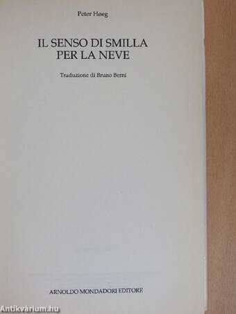 Il senso di Smilla per la neve