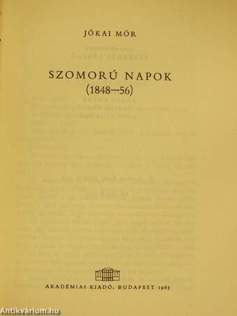 Szomorú napok