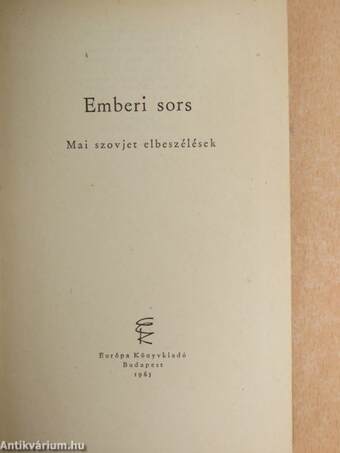 Emberi sors