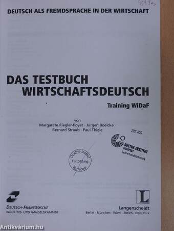 Das Testbuch Wirtschaftsdeutsch