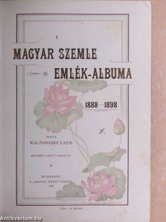 A Magyar Szemle Emlék-albuma 1888-1898