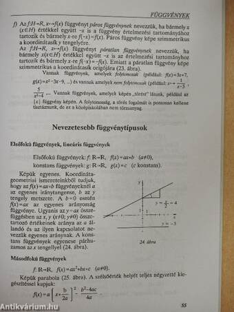 Matematikai fogalmak, tételek