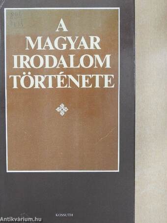 A magyar irodalom története