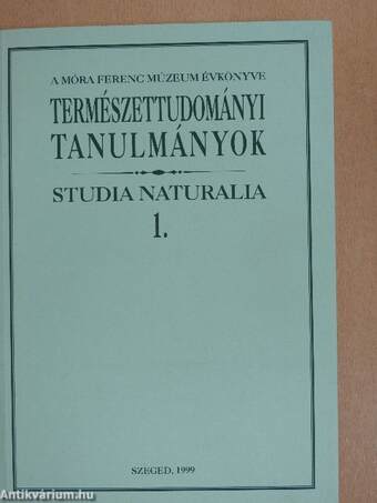 Természettudományi tanulmányok 1-2.