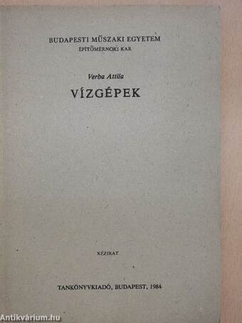 Vízgépek