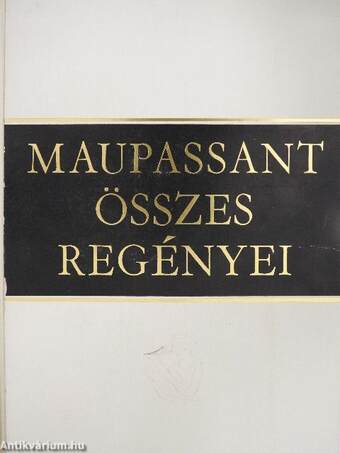 Maupassant összes regényei I-II.