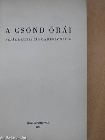 A csönd órái