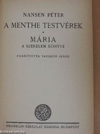 A Menthe testvérek/Mária