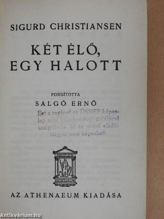 Két élő, egy halott