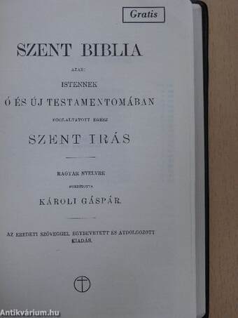 Szent Biblia